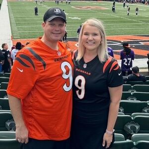 NFL Black and Orange Women's Bengals Jersey